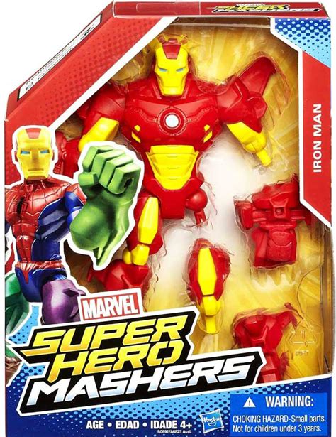 Marvel (Hasbro) Marvel Super Hero Mashers Iron Man Figure logo