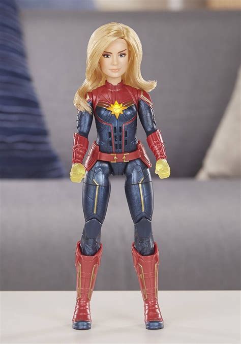 Marvel (Hasbro) Photon Power FX Captain Marvel Electronic Super Hero Doll logo