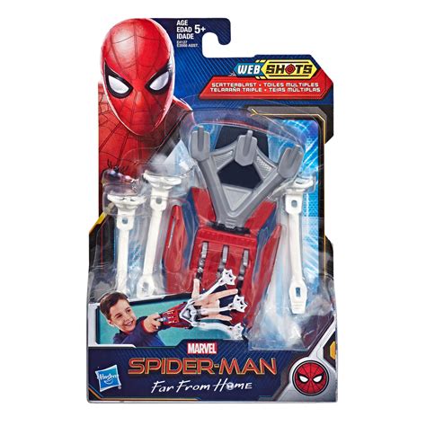 Marvel (Hasbro) Spider-Man Web Shots Scatterblast Blaster Toy logo