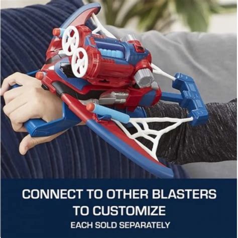 Marvel (Hasbro) Spider-Man Web Shots Twist Strike Blaster Toy logo