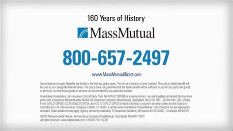 MassMutual Guaranteed Acceptance Life Insurance TV Spot, 'Years Ago' created for MassMutual