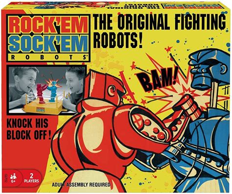 Mattel Games Rock 'Em Sock 'Em Robots