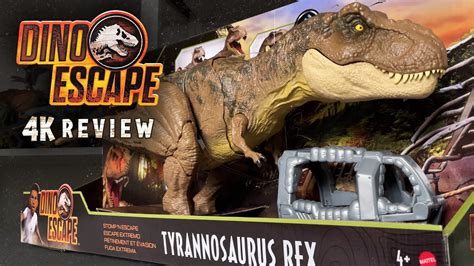 Mattel Jurassic World Stomp 'N Escape Tyrannosaurus Rex tv commercials