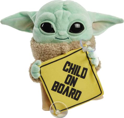 Mattel Star Wars The Child on Board Plush Sign logo