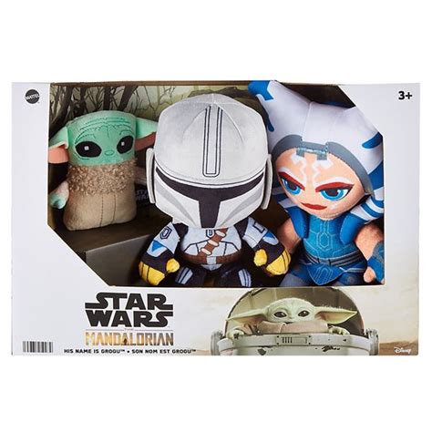 Mattel Star Wars The Mandalorian 3-Pack Plush Set logo