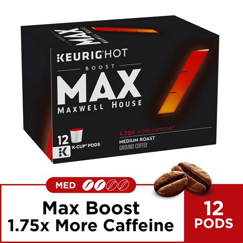 Maxwell House MAX Boost Medium Roast 1.75x Caffeine logo