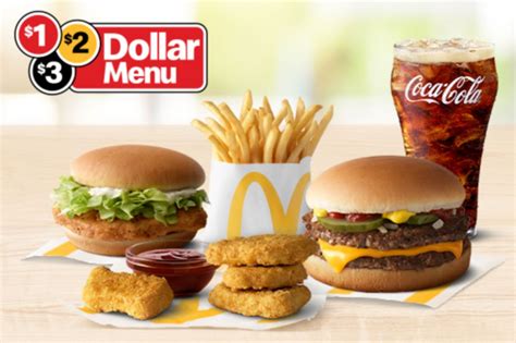 McDonald's $1 $2 $3 Dollar Menu logo