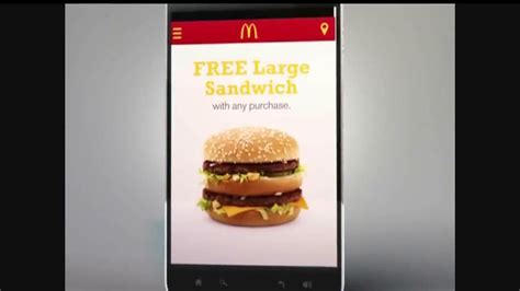 McDonalds App TV commercial - Free Daily Holiday Deals