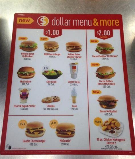 McDonald's Dollar Menu & More