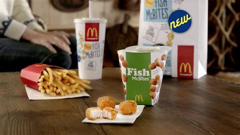 McDonalds Fish McBites TV commercial - Fish Plaque