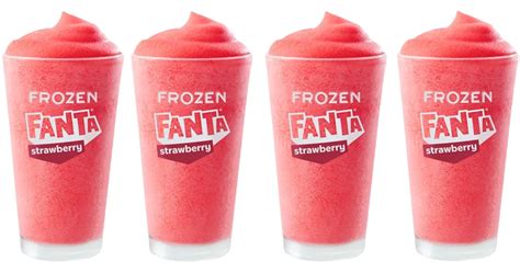 McDonald's Frozen Fanta Strawberry