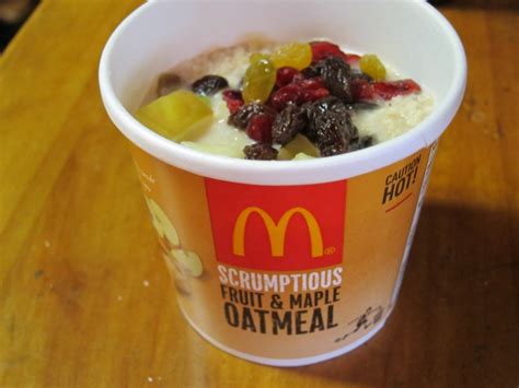 McDonald's Fruit & Maple Oatmeal tv commercials