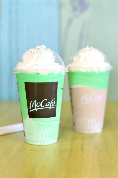 McDonald's McCafé Shamrock Chocolate Shake