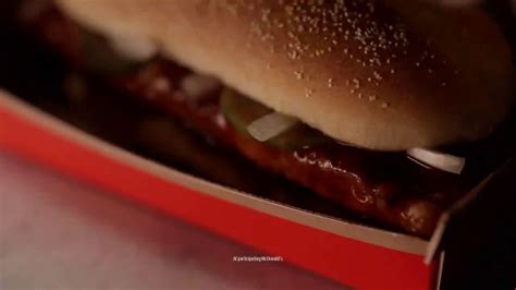 McDonalds McRib TV commercial - When to Be Popular