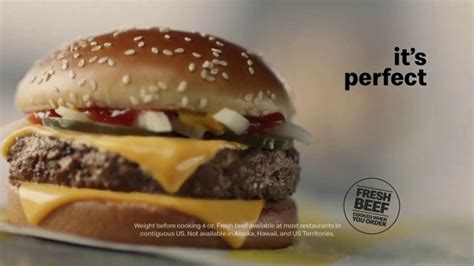 McDonalds Quarter Pounder TV commercial - Perfect Made Perfecter: Quality Beef