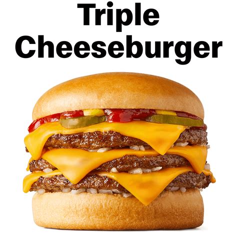 McDonald's Triple Cheeseburger tv commercials