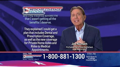 Medicare Coverage Helpline TV Spot, 'More Benefits' Featuring Joe Namath featuring Joe Namath