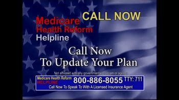 Medicare Health Reform Hotline TV commercial - Significant Benefits