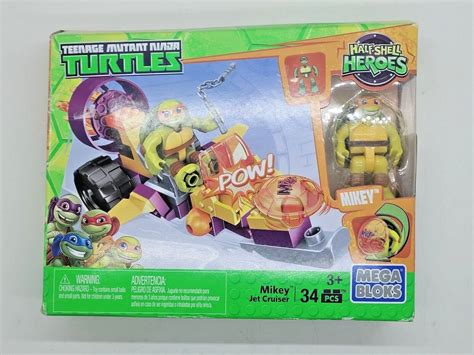 Mega Bloks Half-Shell Heroes Mikey Jet logo