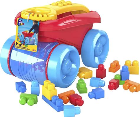 Mega Bloks Mega Bloks Block Scooping Wagon logo