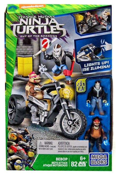 Mega Bloks TMNT: Out of The Shadows Bebop Moto Attack Playset logo