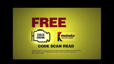 Meineke Car Care Centers Check Engine Light Scan tv commercials