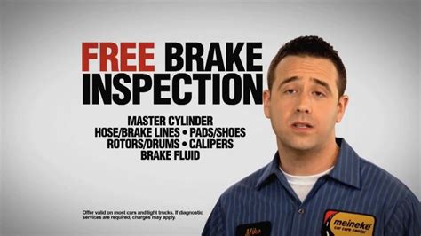 Meineke Car Care Centers TV Spot, 'Free Brake Inspection'