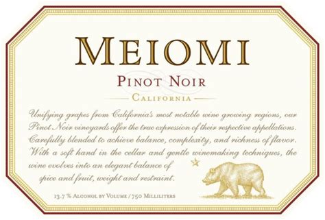 Meiomi Wines Pinot Noir