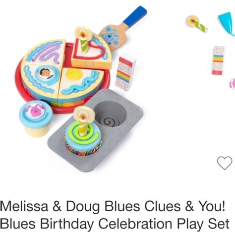 Melissa & Doug Melissa & Doug Blues Clues & You! Blues Birthday Celebration Play Set