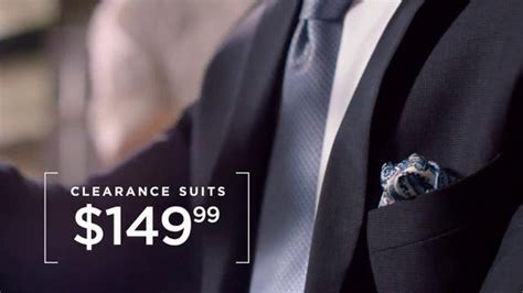 Mens Wearhouse Clearance Savings TV commercial - Select Suits and Shirts