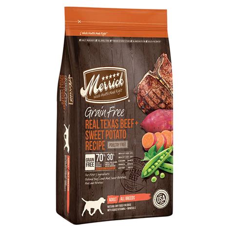 Merrick Pet Care Grain Free Real Texas Beef + Sweet Potato Recipe logo