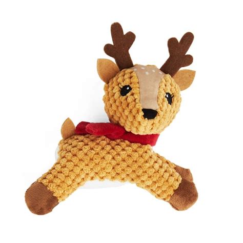 Merry Makings Holly & Jolly Reindeer & Santa Dog Toy Gift Set