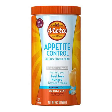 Metamucil Appetite Control Sugar-Free Orange Zest logo