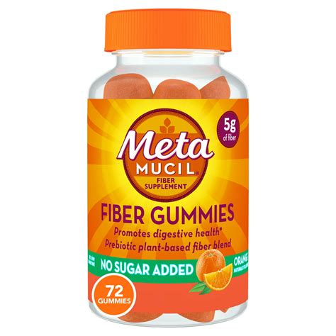 Metamucil Fiber Gummies Orange