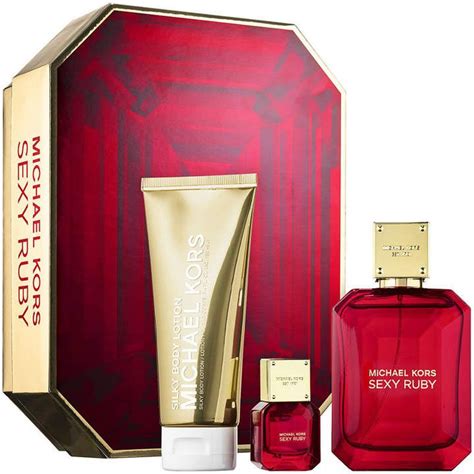 Michael Kors Fragrances Sexy Ruby Holiday Gift Set logo