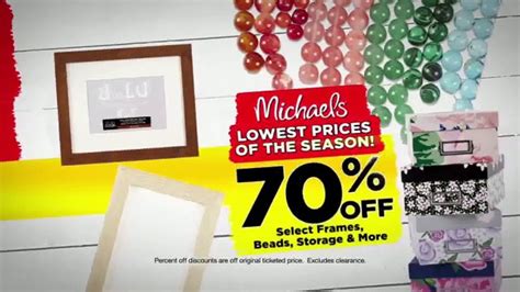 Michaels Lowest Prices of the Holiday Season TV Spot, 'Frames, Shadow Boxes, Strung Beads'