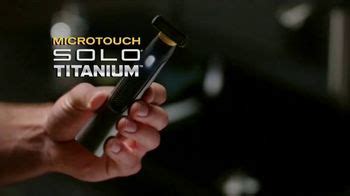 MicroTouch Max Solo Titanium TV Spot, 'Holidays: One Tool Does It All'