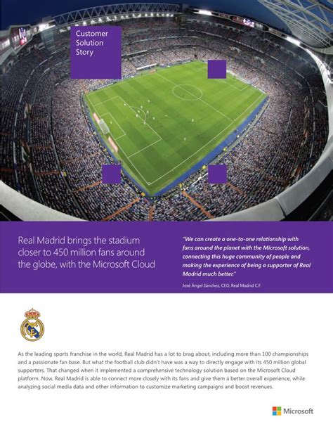 Microsoft Cloud TV Spot, 'Real Madrid Opens 1 Stadium to 450 Million Fans'