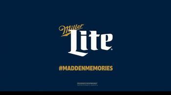 Miller Lite TV commercial - Madden Memories: Thank You