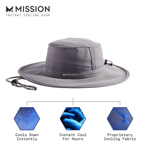 Mission Cooling Adjustable Booney Hat