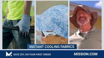 Mission Cooling TV Spot, 'Instant Cooling Fabrics' created for Mission Cooling