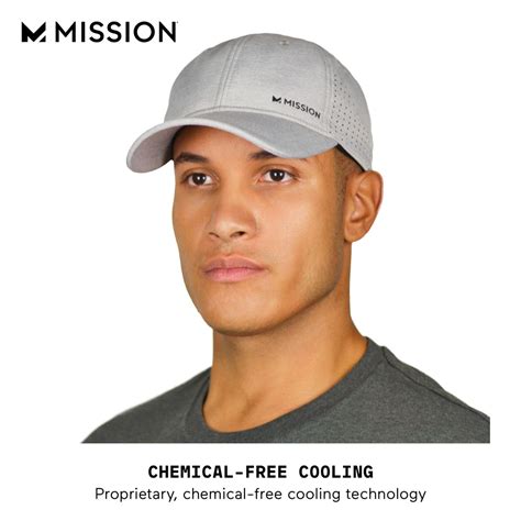 Mission Cooling Vented Performance Hat logo