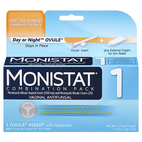 Monistat Monistat 1 One Treatment Combination Pack