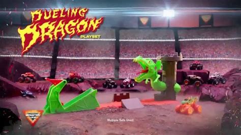 Monster Jam Dueling Dragon Playset TV Spot, 'Bring the Beast Down'