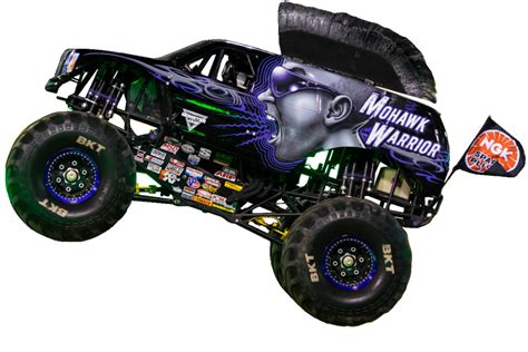 Monster Jam Toys Great Clips Mohawk Warrior - Skeleton logo