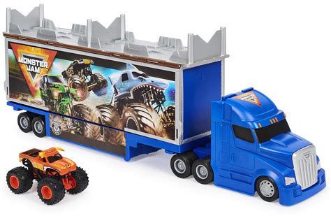 Monster Jam Toys Transforming Hauler Playset logo