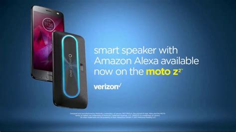 Motorola Moto Z TV commercial - Can Your Phone Do This: Amazon Alexa