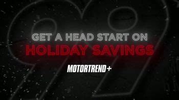 Motortrend+ Cyber Week Deal TV commercial - Get a Head Start on Holiday Savings