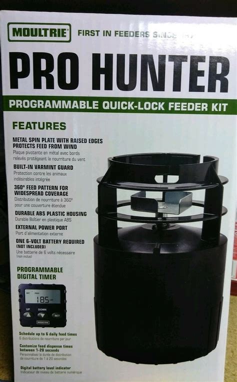 Moultrie Pro-lock Game Feeder tv commercials