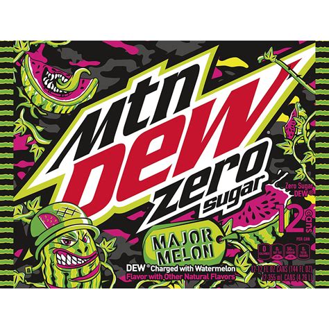 Mountain Dew Major Melon Zero Sugar tv commercials